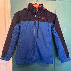 LL Bean Children’s L(14/16) 3 In 1 Coat With Zip Out Fleece Jacket.